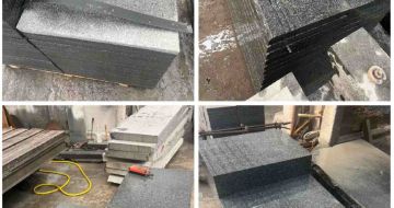 中卫 芝麻黑地铺石材