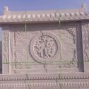 中卫 芝麻白花岗岩屏风，照壁，影壁