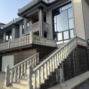 中卫 芝麻白别墅阳台栏杆，楼梯栏杆