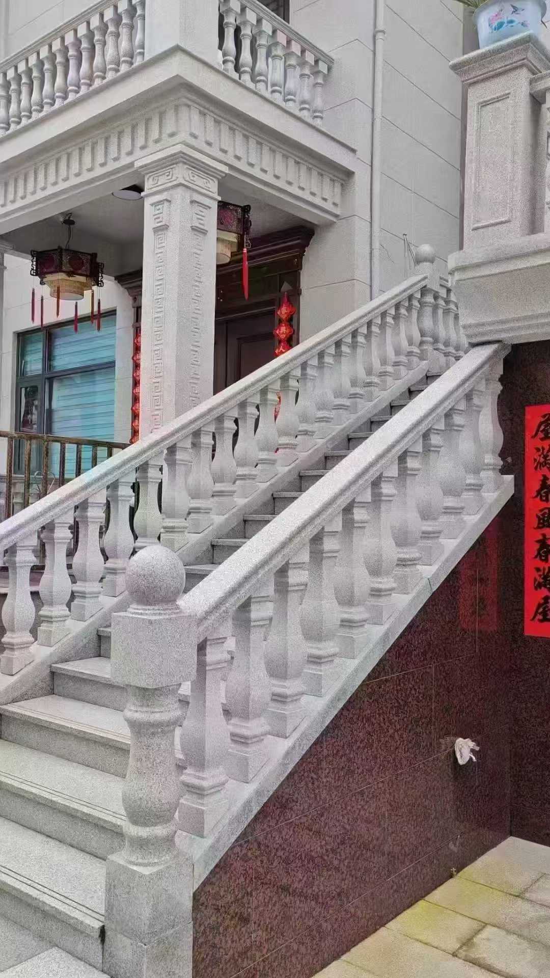 中卫 天然石材 阳台庭院护栏、栏杆