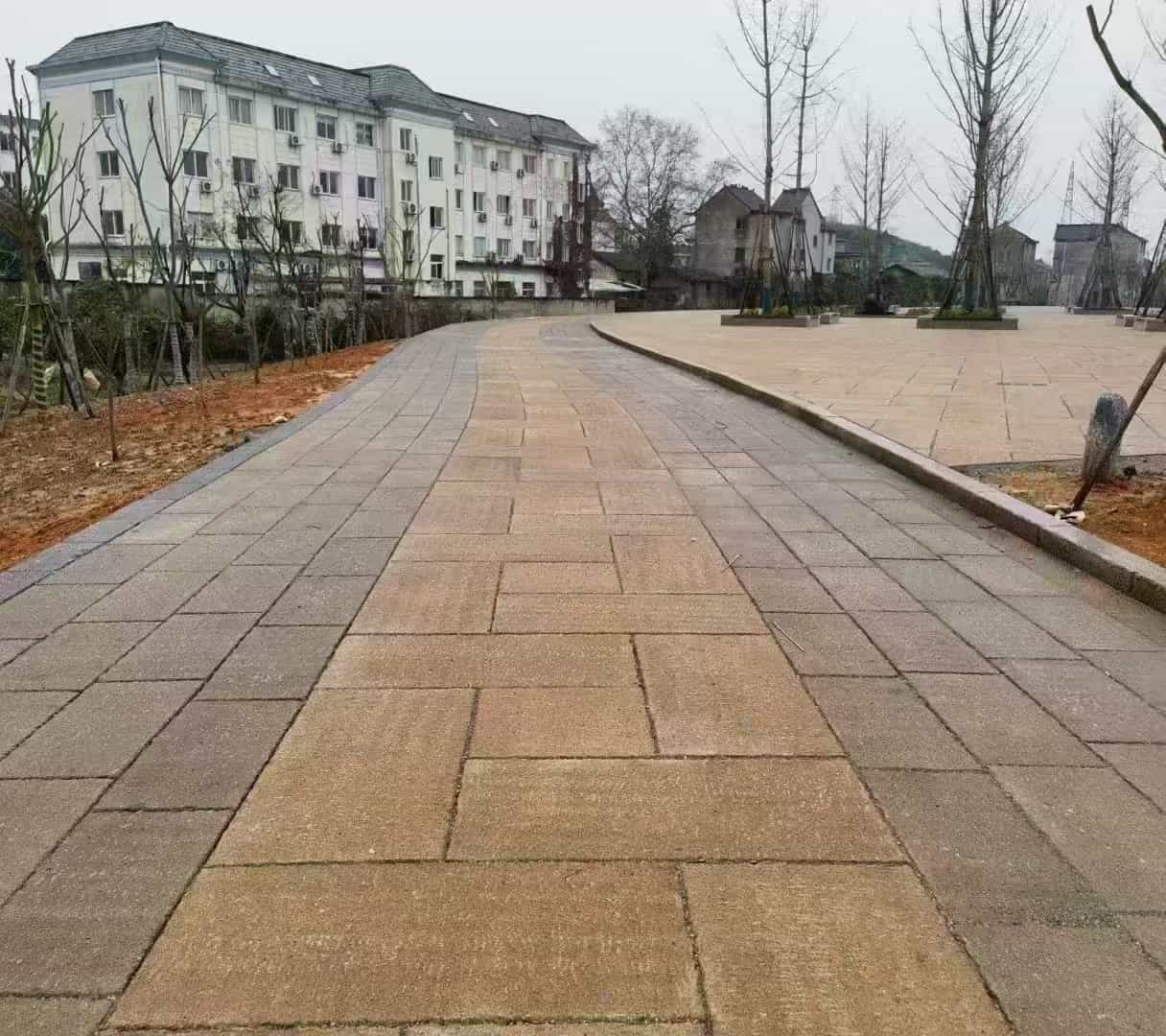 中卫仿古石铺装效果