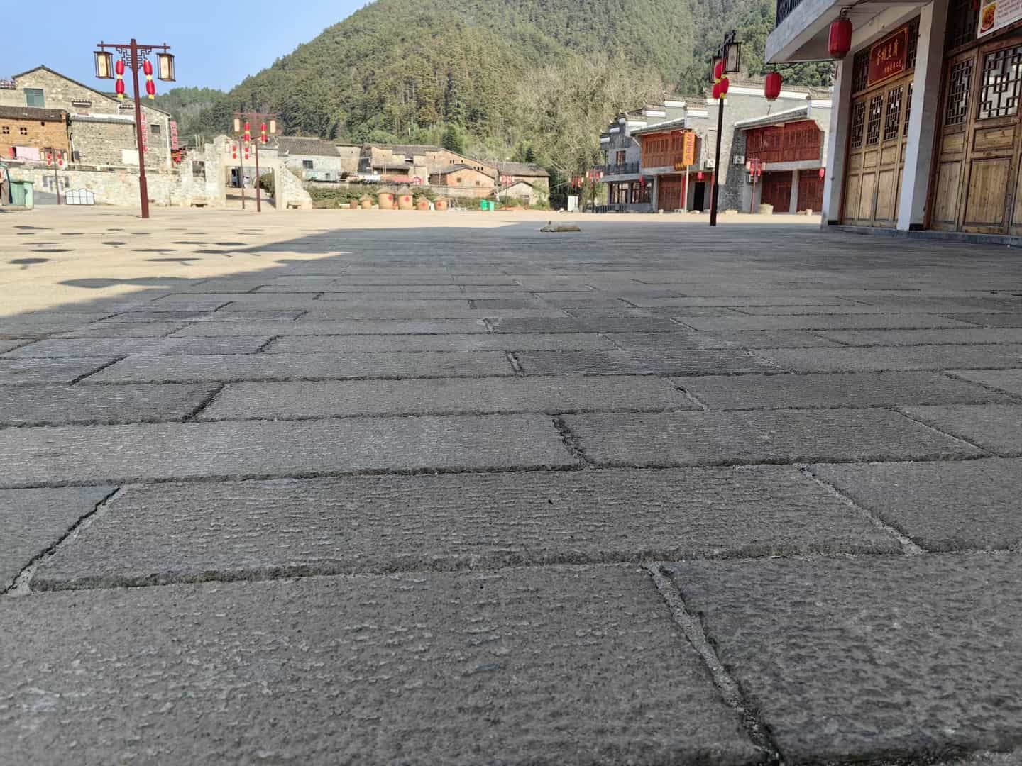 中卫仿古石铺装效果