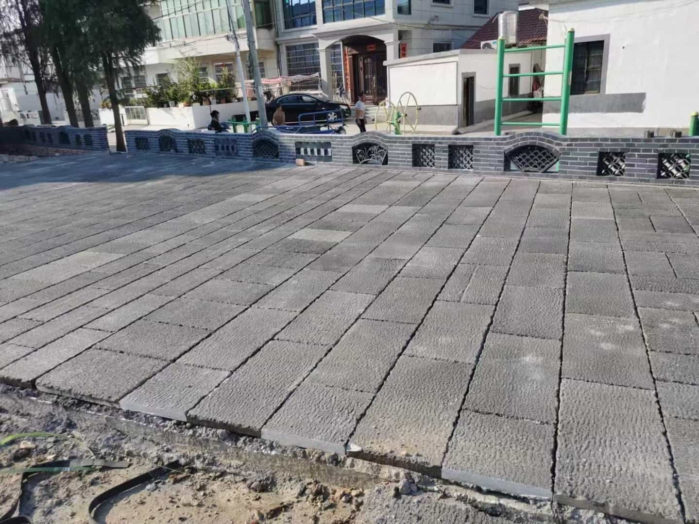 中卫仿古石铺装效果