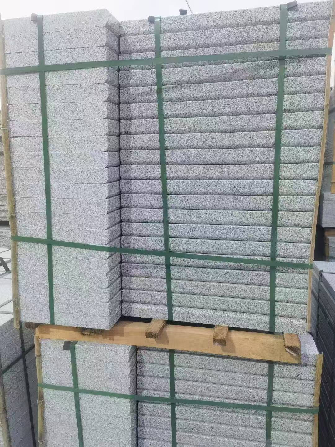 中卫 5公分芝麻白，倒斜角，室外楼梯踏步