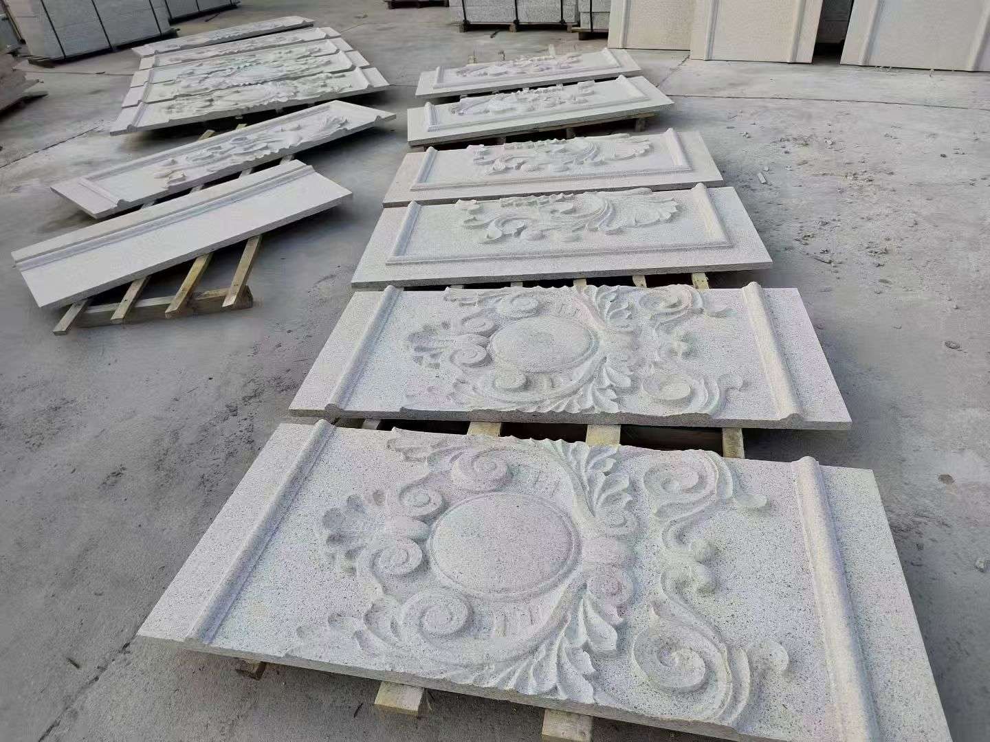 中卫 芝麻白干挂雕花板