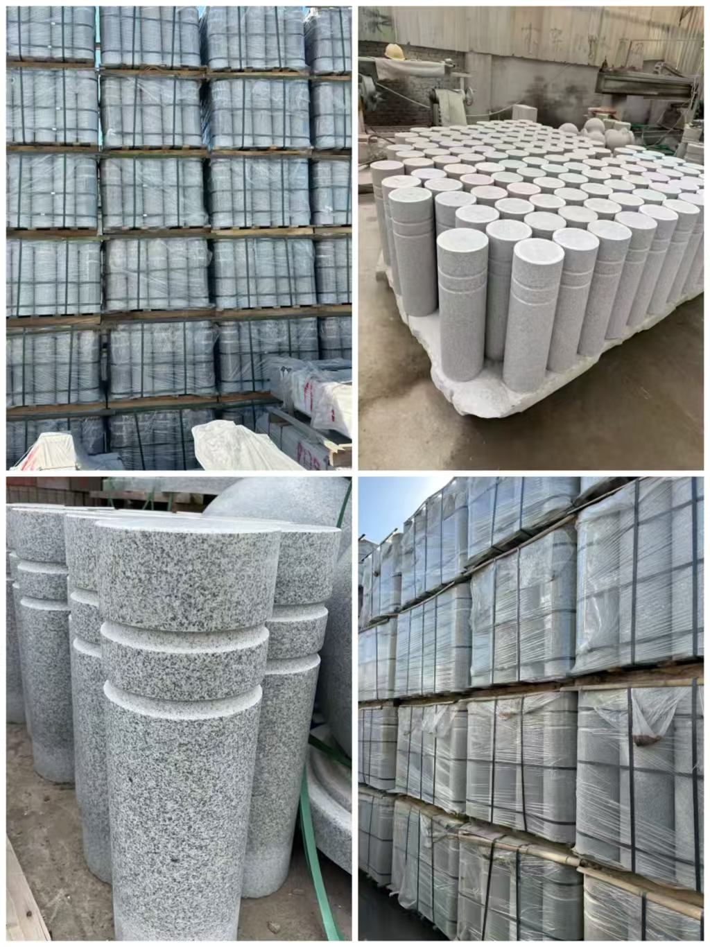 中卫 芝麻白花岗岩挡车柱、隔离柱多少钱